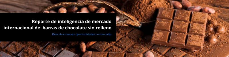 informe para exportar barra de chocolates sin relleno 2024